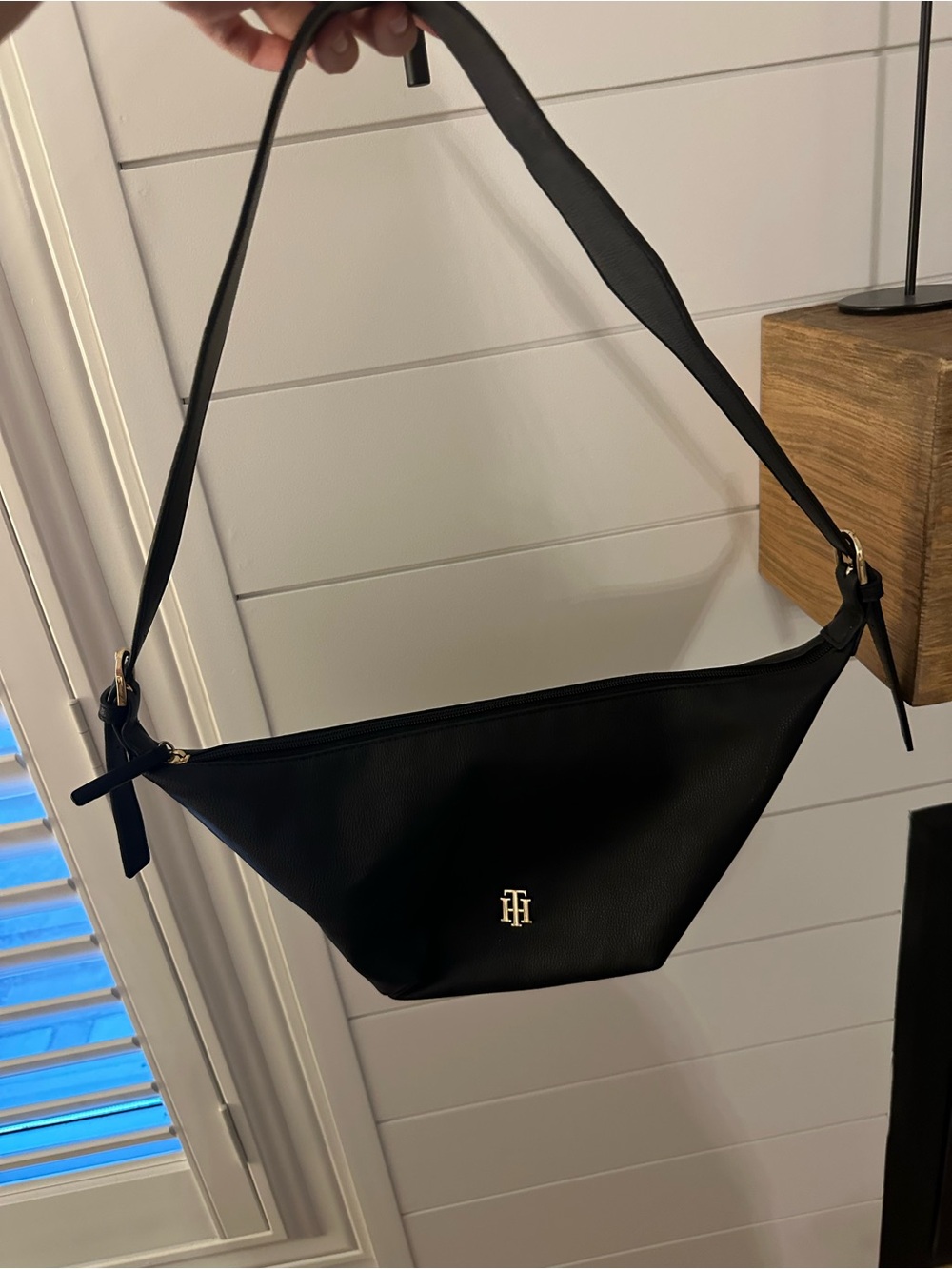 Tommy Hilfiger Black Crossbody Sling Bag